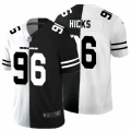 Chicago Bears #96 Akiem Hicks Black V White Peace Split Nike Vapor Untouchable Limited NFL Jersey