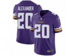 Minnesota Vikings #20 Mackensie Alexander Vapor Untouchable Limited Purple Team Color NFL Jersey