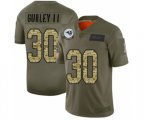 Los Angeles Rams #30 Todd Gurley Limited Olive Camo 2019 Salute to Service Football Jersey
