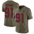 Arizona Cardinals #91 Benson Mayowa Limited Olive 2017 Salute to Service NFL Jersey