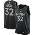 Minnesota Timberwolves #32 Karl-Anthony Towns Nike Black 2020-21 Swingman Player Jersey