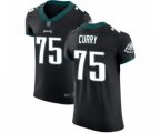 Philadelphia Eagles #75 Vinny Curry Black Vapor Untouchable Elite Player Football Jersey