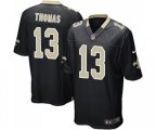 New Orleans Saints #13 Michael Thomas Game Black Team Color Football Jersey