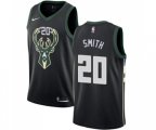 Milwaukee Bucks #20 Jason Smith Authentic Black Basketball Jersey - Statement Edition