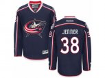 Columbus Blue Jackets #38 Boone Jenner Authentic Navy Blue Home NHL Jersey