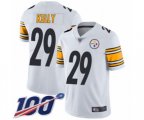Pittsburgh Steelers #29 Kam Kelly White Vapor Untouchable Limited Player 100th Season Football Jersey