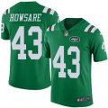 New York Jets #43 Julian Howsare Limited Green Rush Vapor Untouchable NFL Jersey