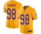 Washington Redskins #98 Matt Ioannidis Limited Gold Rush Vapor Untouchable Football Jersey