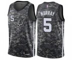San Antonio Spurs #5 Dejounte Murray Swingman Camo NBA Jersey - City Edition