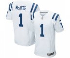 Indianapolis Colts #1 Pat McAfee Elite White Football Jersey