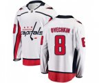 Washington Capitals #8 Alex Ovechkin Fanatics Branded White Away Breakaway NHL Jersey