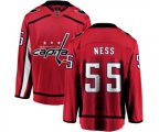 Washington Capitals #55 Aaron Ness Fanatics Branded Red Home Breakaway NHL Jersey