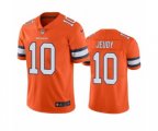 Denver Broncos #10 Jerry Jeudy Color Rush Limited Orange Jersey