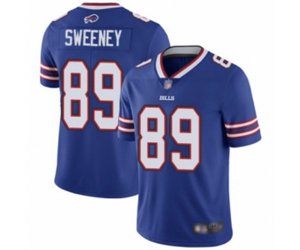 Buffalo Bills #89 Tommy Sweeney Royal Blue Team Color Vapor Untouchable Limited Player Football Jersey