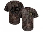 Houston Astros #45 Gerrit Cole Camo Realtree Collection Cool Base Stitched MLB Jersey