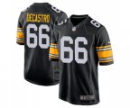 Pittsburgh Steelers #66 David DeCastro Game Black Alternate Football Jersey