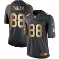 Seattle Seahawks #88 Jimmy Graham Limited Black Gold Salute to Service NFL Jersey