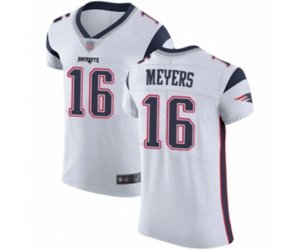 New England Patriots #16 Jakobi Meyers White Vapor Untouchable Elite Player Football Jersey