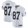 Oakland Raiders #87 Jared Cook White Vapor Untouchable Limited Player NFL Jersey
