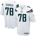 Los Angeles Chargers #78 Michael Schofield Game White NFL Jersey