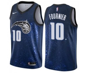 Orlando Magic #10 Evan Fournier Authentic Blue NBA Jersey - City Edition