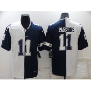 Dallas Cowboys #11 Micah Parsons White-Blue Fashion Football Limited Jersey