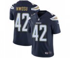 Los Angeles Chargers #42 Uchenna Nwosu Navy Blue Team Color Vapor Untouchable Limited Player NFL Jersey
