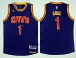 Cleveland Cavaliers #1 Derrick Rose Navy Blue Alternate Stitched NBA Jersey