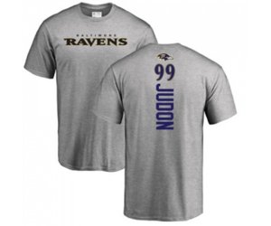 Baltimore Ravens #99 Matt Judon Ash Backer T-Shirt