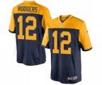 Green Bay Packers #12 Aaron Rodgers Limited Navy Blue Alternate Football Jersey