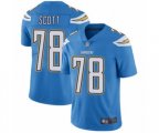 Los Angeles Chargers #78 Trent Scott Electric Blue Alternate Vapor Untouchable Limited Player Football Jersey