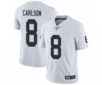 Oakland Raiders #8 Daniel Carlson White Vapor Untouchable Limited Player Football Jersey