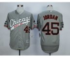 Chicago White Sox #45 Michael Jordan Gray 2016 Official Cool Base Jersey