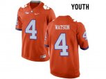2016 Youth Clemson Tigers DeShaun Watson #4 College Football Limited Jersey - Orange