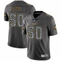 New Orleans Saints #50 DeMario Davis Gray Static Vapor Untouchable Limited NFL Jersey