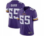 Minnesota Vikings #55 Anthony Barr Purple Team Color Vapor Untouchable Limited Player Football Jersey