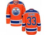 Edmonton Oilers #33 Cam Talbot Authentic Orange Third NHL Jersey