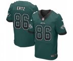 Philadelphia Eagles #86 Zach Ertz Elite Midnight Green Home Drift Fashion Football Jersey