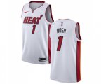 Miami Heat #1 Chris Bosh Authentic Basketball Jersey - Association Edition