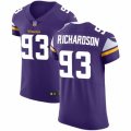 Minnesota Vikings #93 Sheldon Richardson Purple Team Color Vapor Untouchable Elite Player NFL Jersey