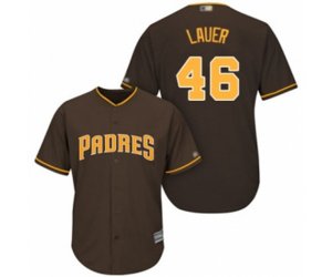 San Diego Padres Eric Lauer Replica Brown Alternate Cool Base Baseball Player Jersey