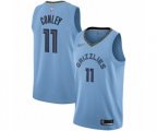 Memphis Grizzlies #11 Mike Conley Authentic Blue Finished Basketball Jersey Statement Edition
