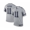Dallas Cowboys #11 Micah Parsons Gray Stitched Game Jersey