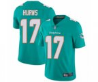 Miami Dolphins #17 Allen Hurns Aqua Green Team Color Vapor Untouchable Limited Player Football Jersey