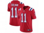 New England Patriots #11 Julian Edelman Vapor Untouchable Limited Red Alternate NFL Jersey