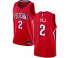 New Orleans Pelicans #2 Lonzo Ball Swingman Red Basketball Jersey Statement Edition