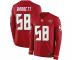 Tampa Bay Buccaneers #58 Shaquil Barrett Limited Red Therma Long Sleeve Football Jersey