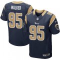 Los Angeles Rams #95 Tyrunn Walker Navy Blue Team Color Vapor Untouchable Elite Player NFL Jersey