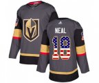 Vegas Golden Knights #18 James Neal Authentic Gray USA Flag Fashion NHL Jersey
