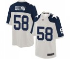 Dallas Cowboys #58 Robert Quinn Limited White Throwback Alternate Football Jersey